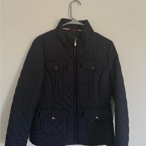 Tommy Hilfiger Navy Quilted Jacket